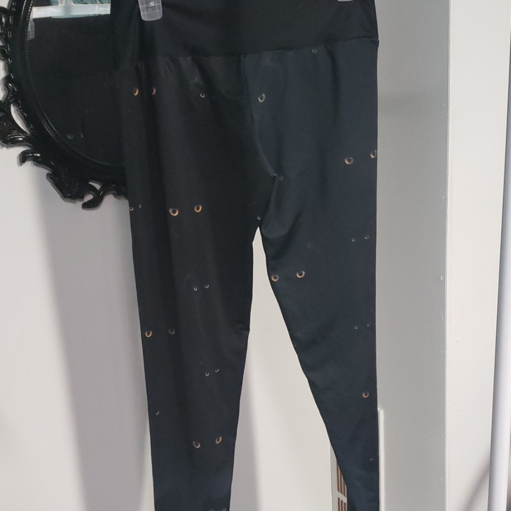 Black cat leggins